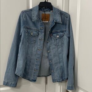 Levi's Women's Light Blue Jean Jacket size L